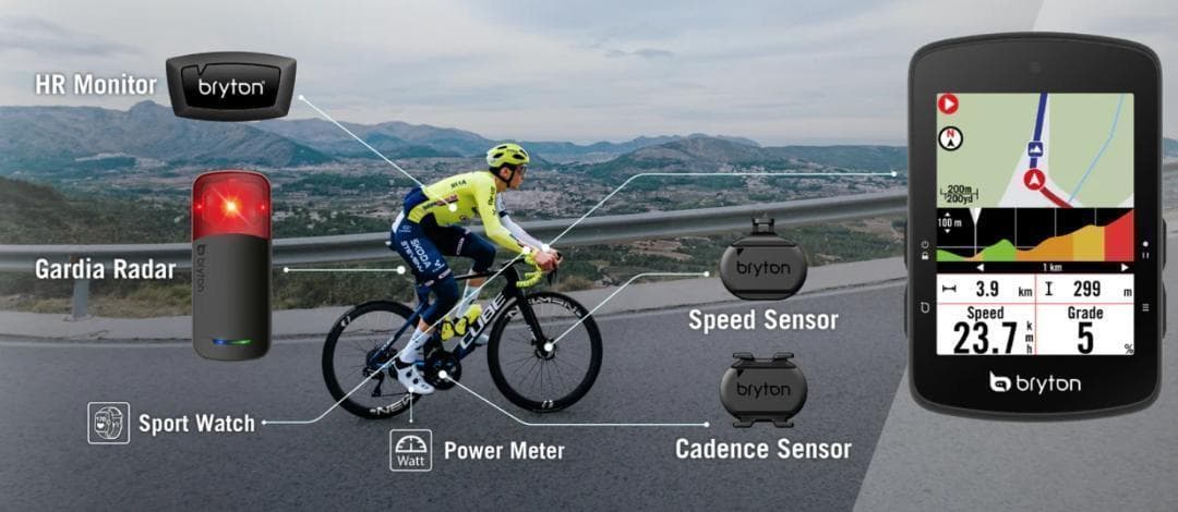 【新発売】ブライトンRider S510E（日本語対応）サイクルコンピューター
