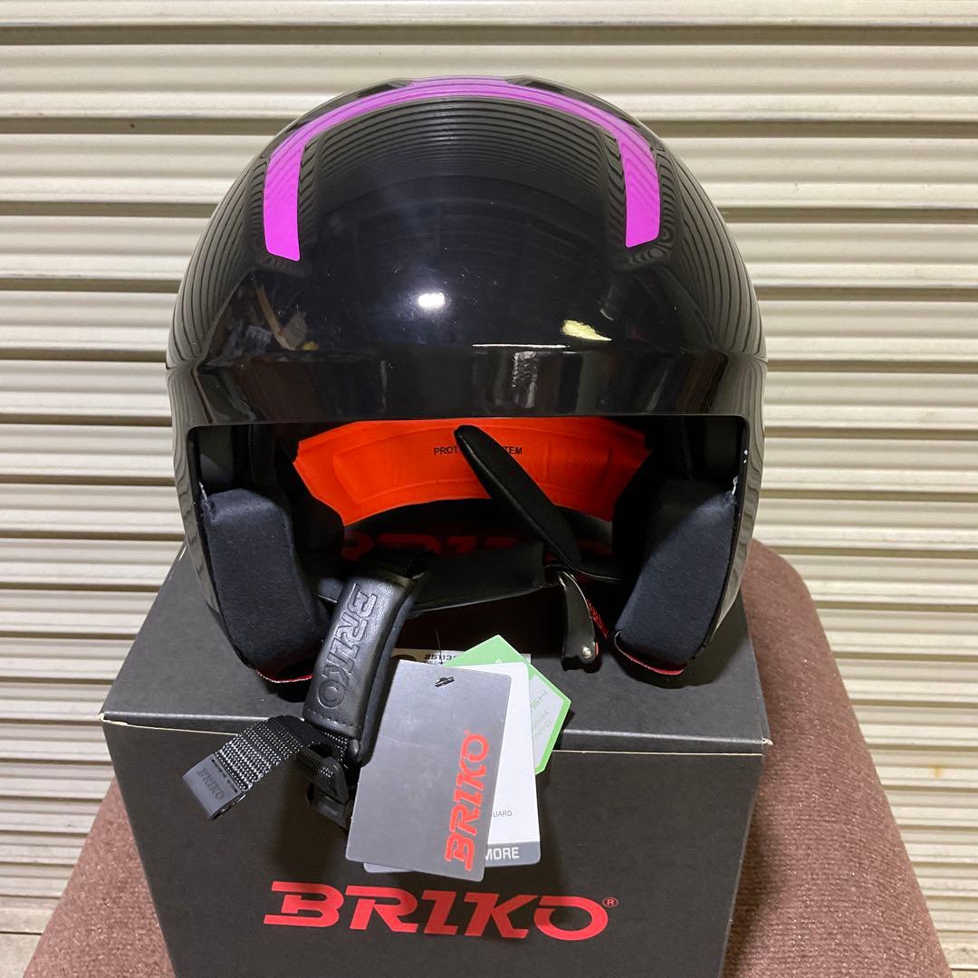BRIKO ブラック パープル ヘルメット