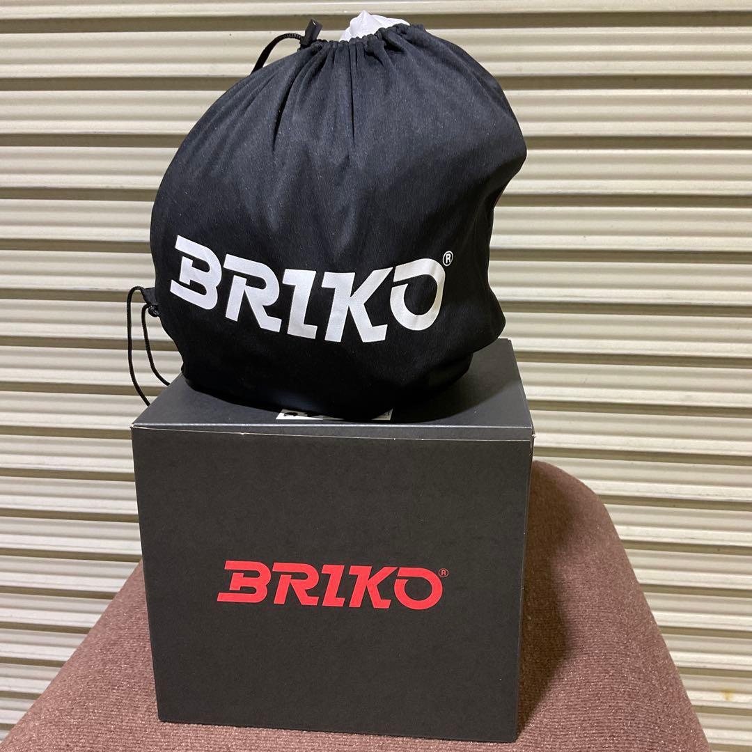 BRIKO ブラック パープル ヘルメット