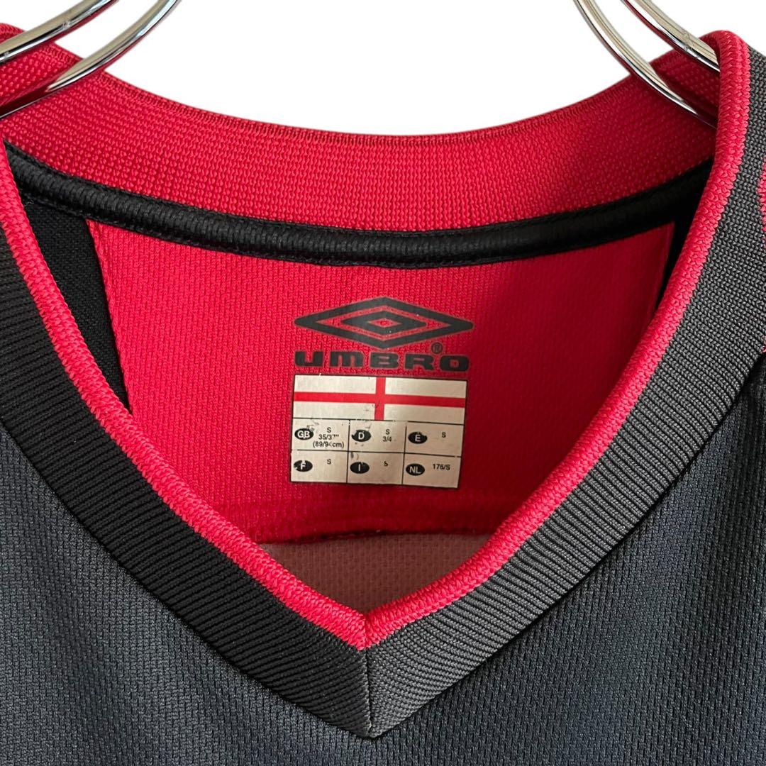 03/04 Umbro イングランド代表 サッカーシャツ ユニフォーム 黒 S