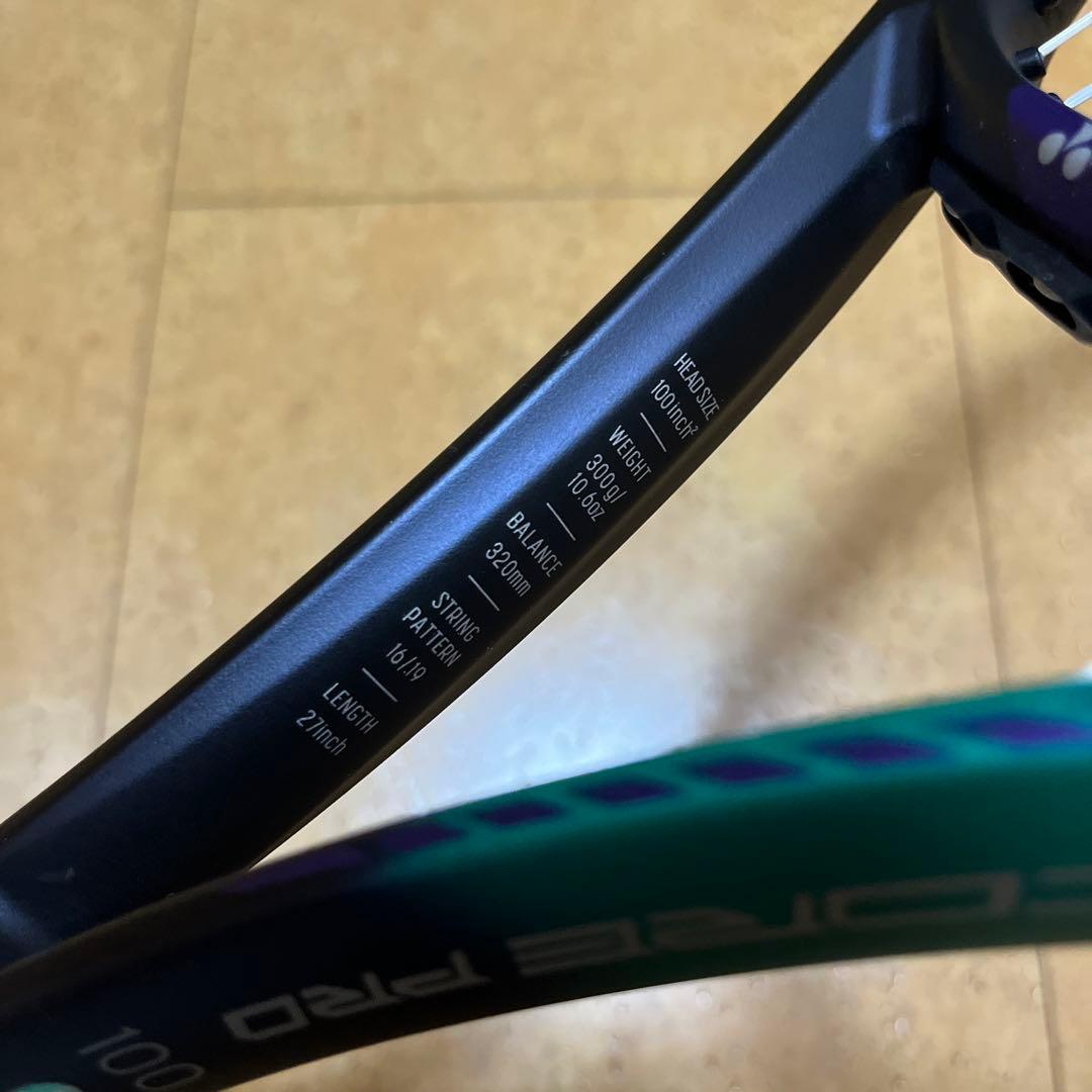YONEX vcorepro ブイコアプロ 100　テニスラケット G2