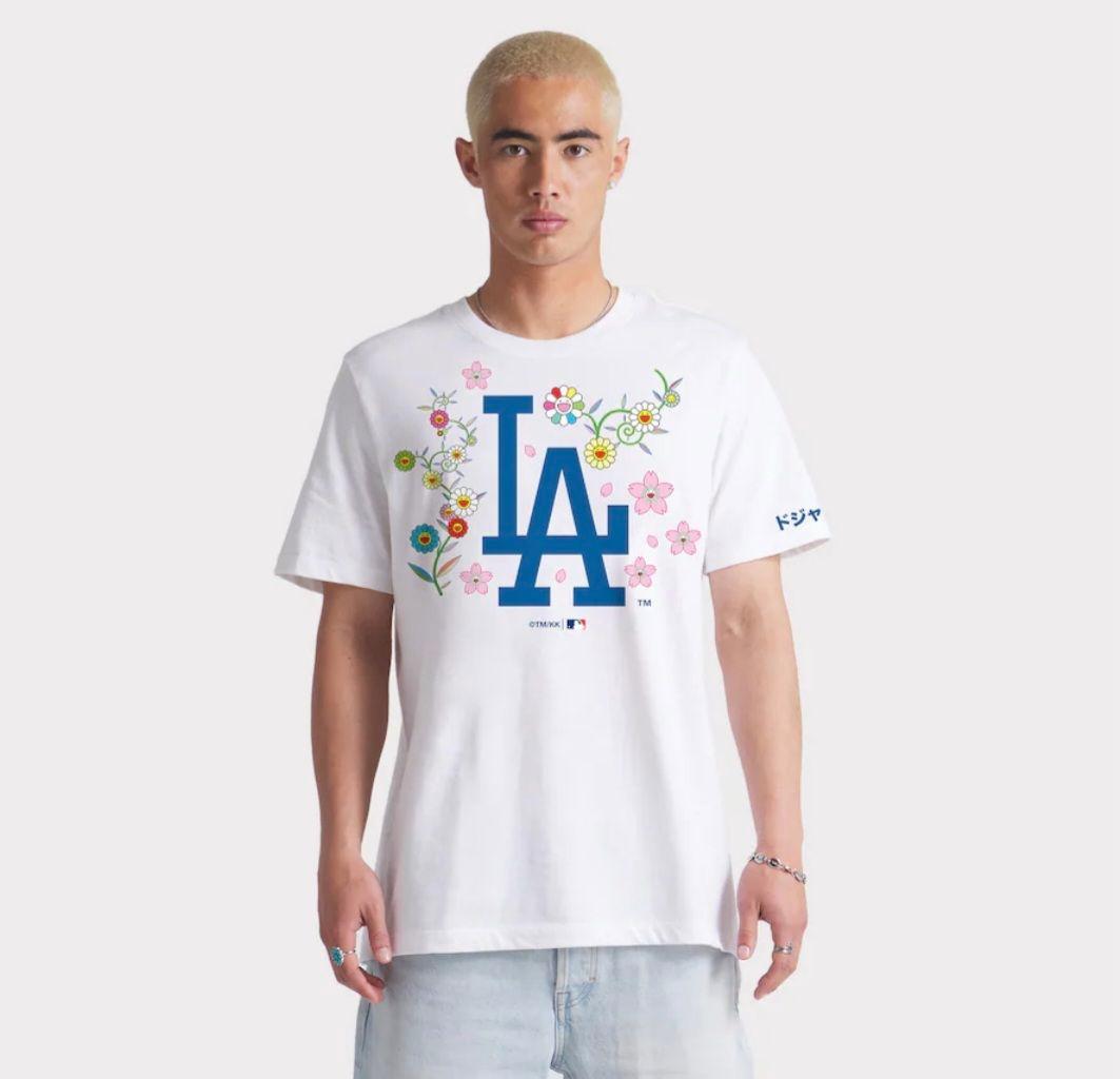 【新品・M】ドジャース×村上隆 限定コラボTシャツ ホワイト
