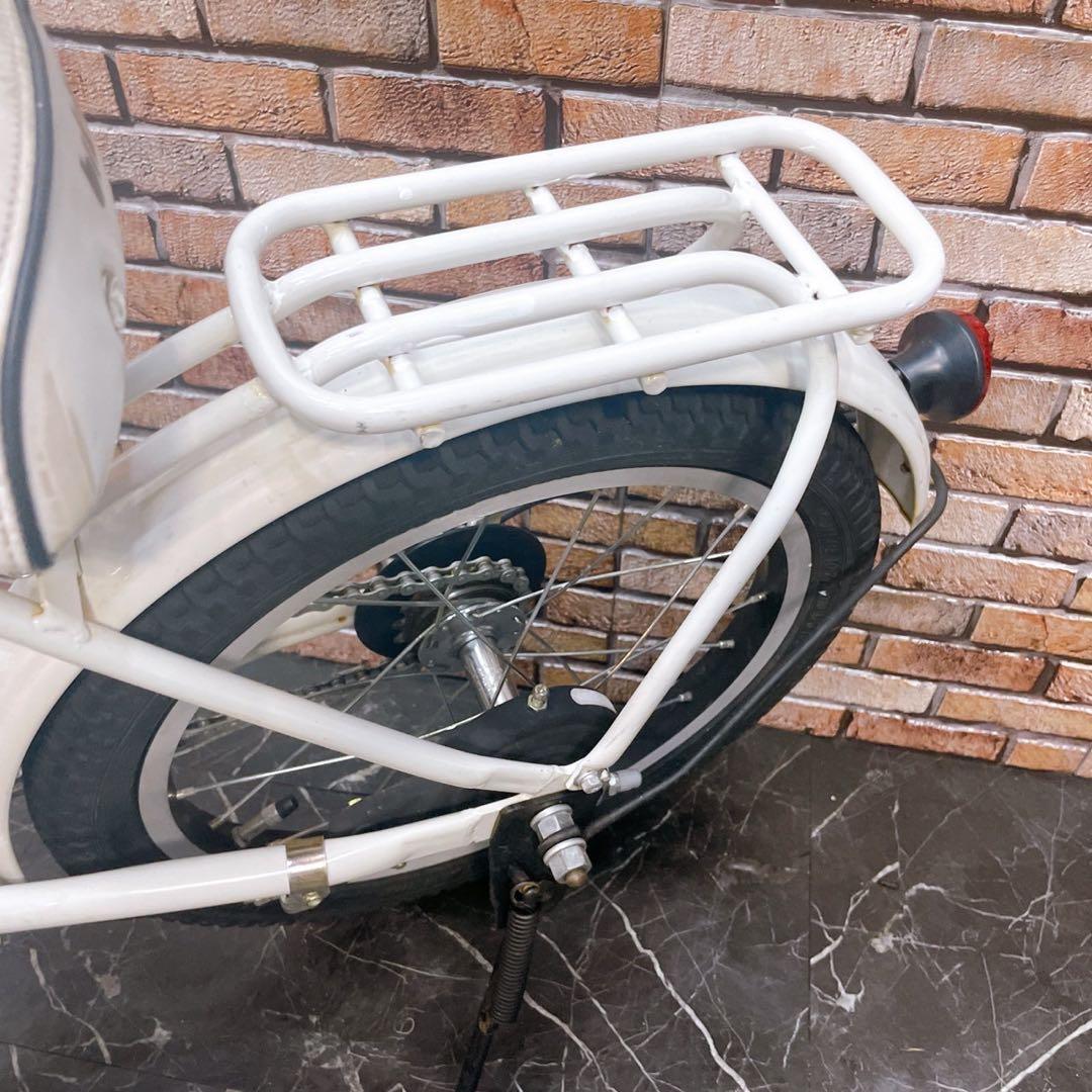 【16】子供用自転車子供車 ブリヂストン bikke ビッケ ホワイト