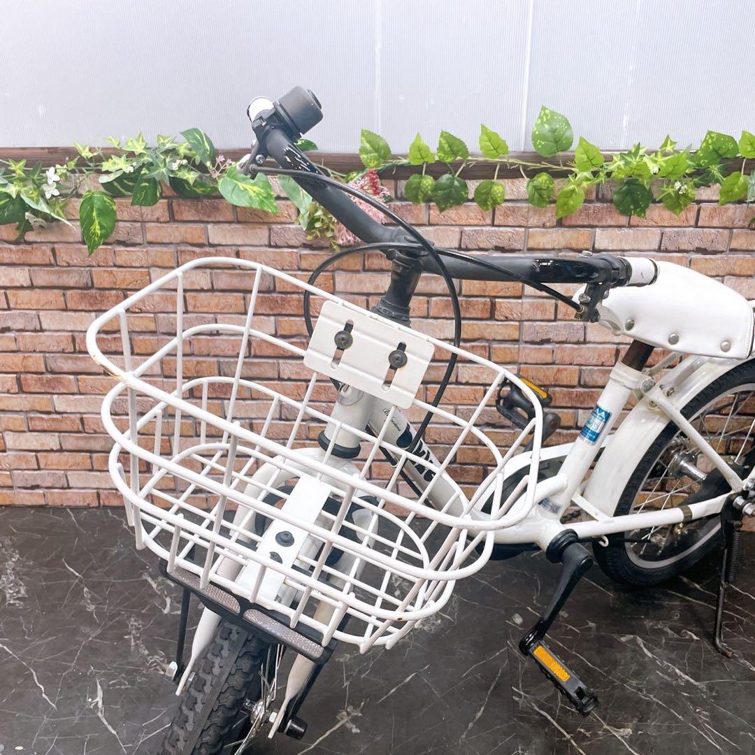 【16】子供用自転車子供車 ブリヂストン bikke ビッケ ホワイト