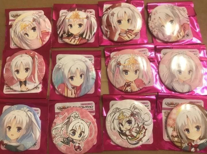 ゆずソフト　千恋*万花POPUPSHOP　朝武芳乃トレーディングバッジ　全12種