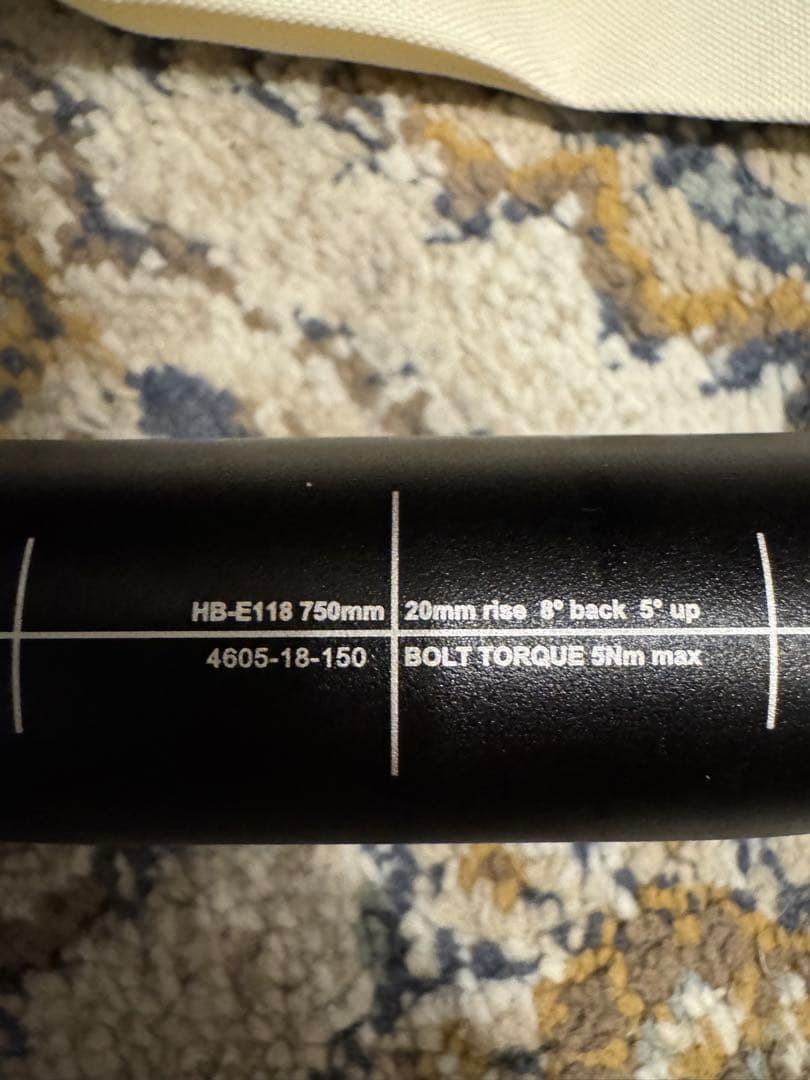 パーツ THOMSON Trail Aluminum Handlebar 750mm