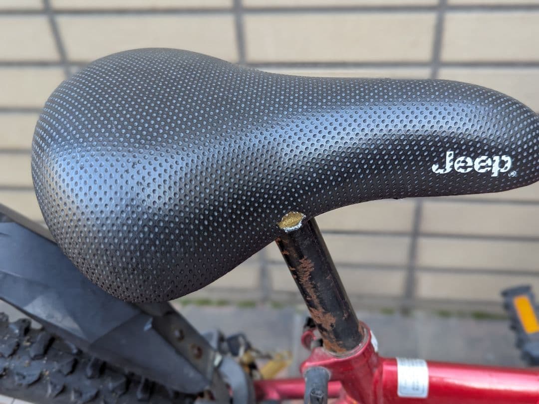 【直接取引3,000円】Jeep 自転車 20インチ 赤
