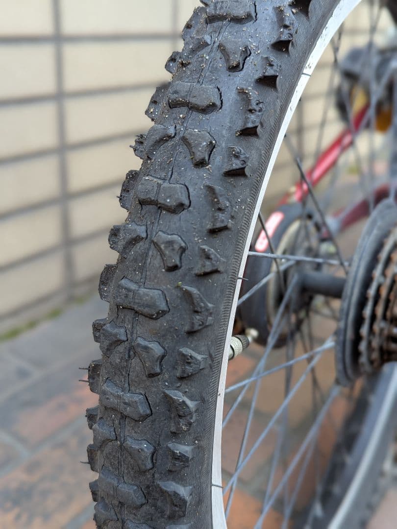 【直接取引3,000円】Jeep 自転車 20インチ 赤