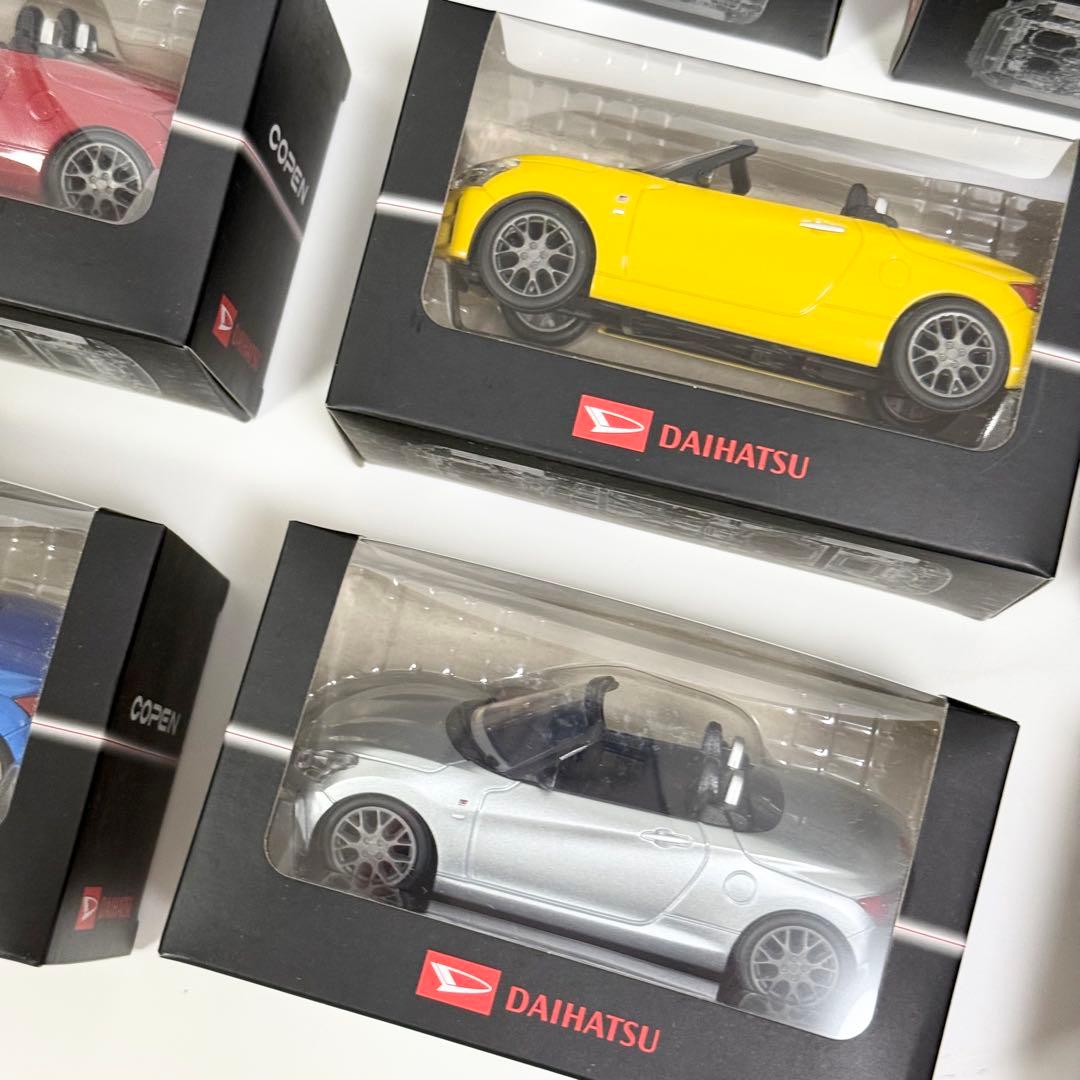 ダイハツ DAIHATSU コペン COPEN ミニカー8色セット