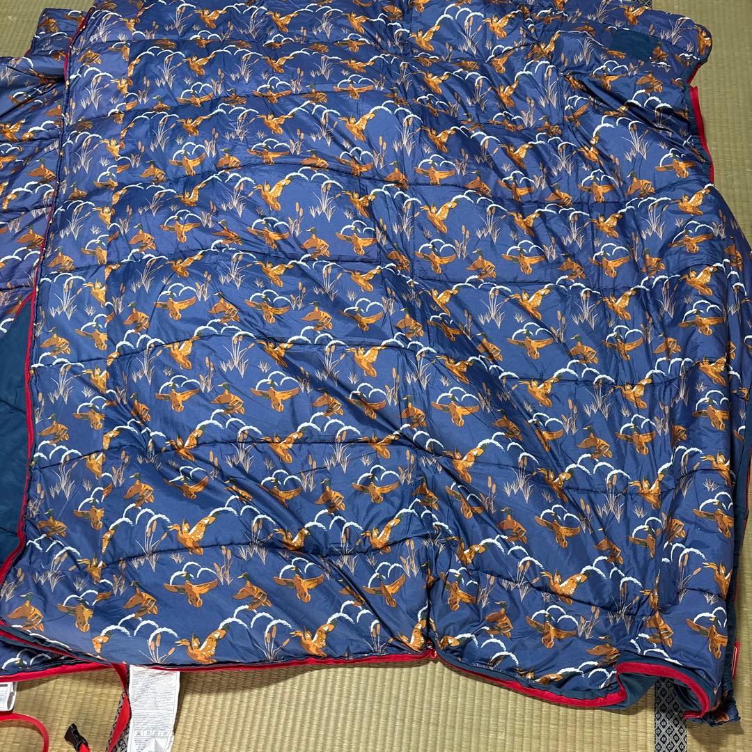 【美品】Coleman（コールマン）の寝袋、コージーⅡ／Ｃ１０（ネイビー）２個