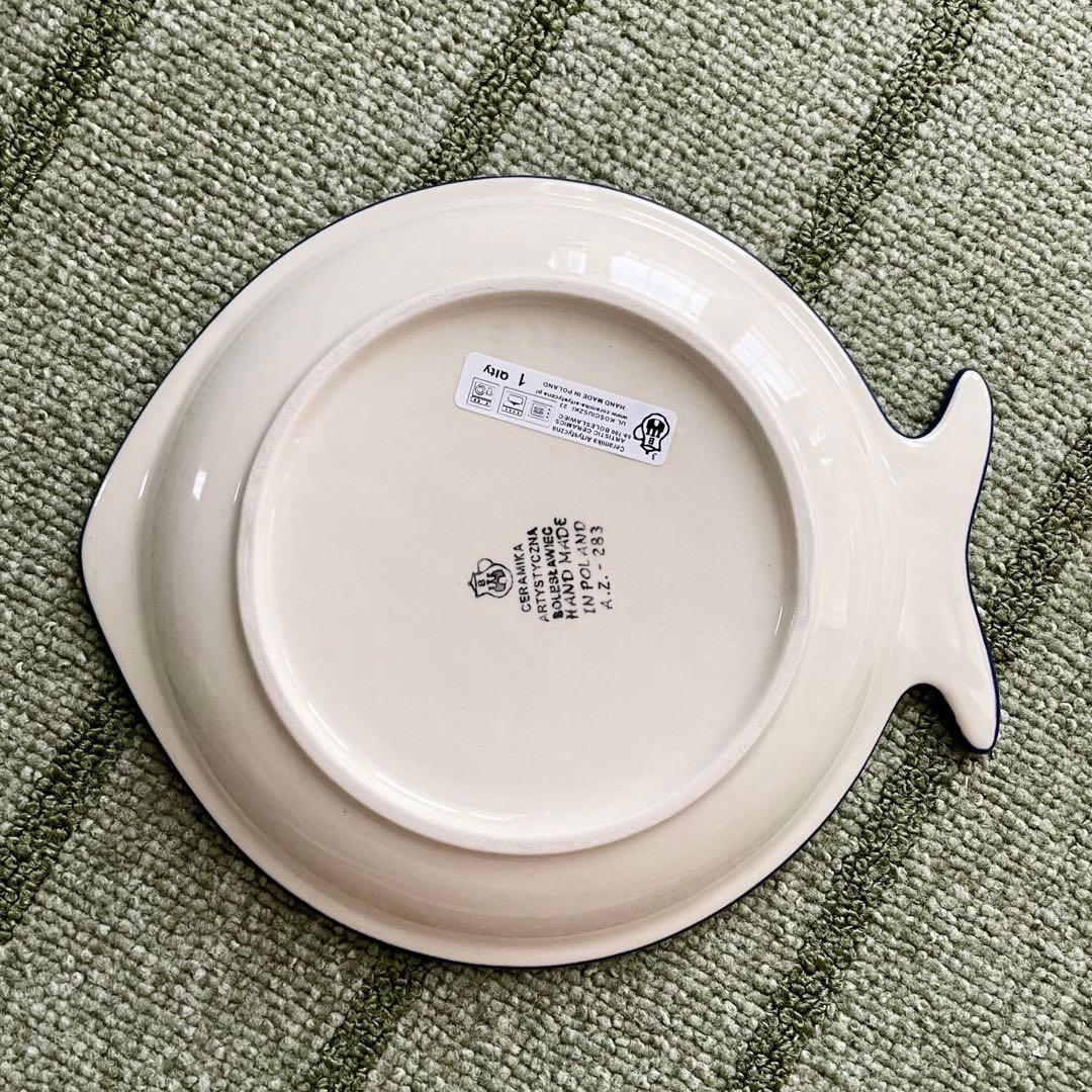 ツェラミカ フィッシュプレート ポーリッシュポタリー 新品♪