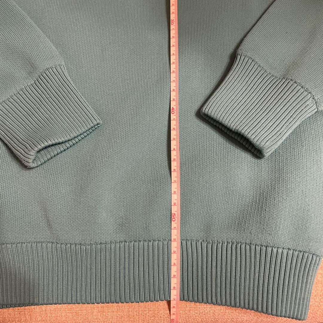 【美品】V12（V TWELVE）ゴルフ セーター 水色