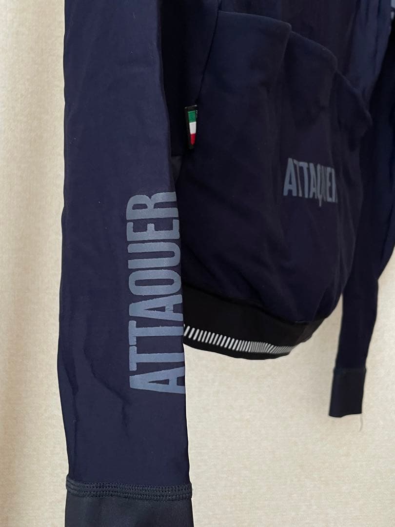【美品】ATTAQUER ネイビー ロングスリーブジャージ XS