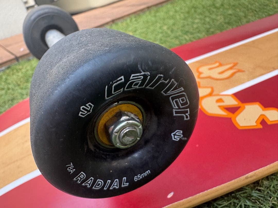 【美品】スケートボード グレー　CARVER カーバー 36インチ