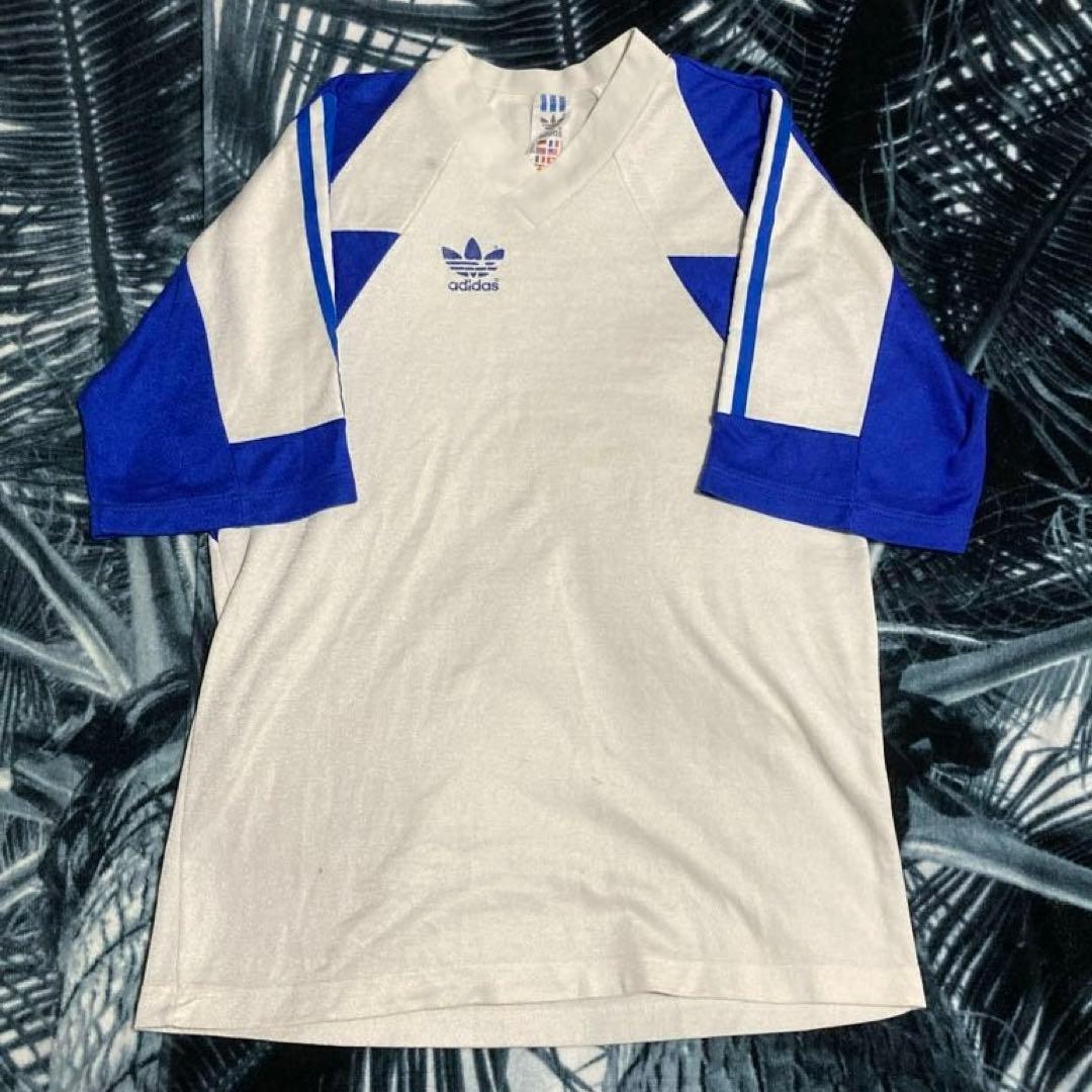 80s 90s ユーゴスラビア製 ヴィンテージ adidas サッカー ユニ
