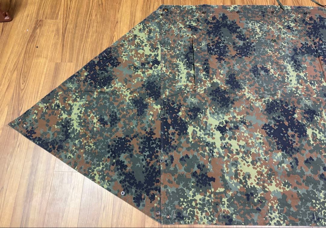 ⭐︎本日限定値引き⭐︎【美品】ドイツ軍幕1枚　フレクターカモ
