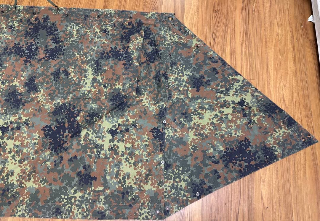 ⭐︎本日限定値引き⭐︎【美品】ドイツ軍幕1枚　フレクターカモ