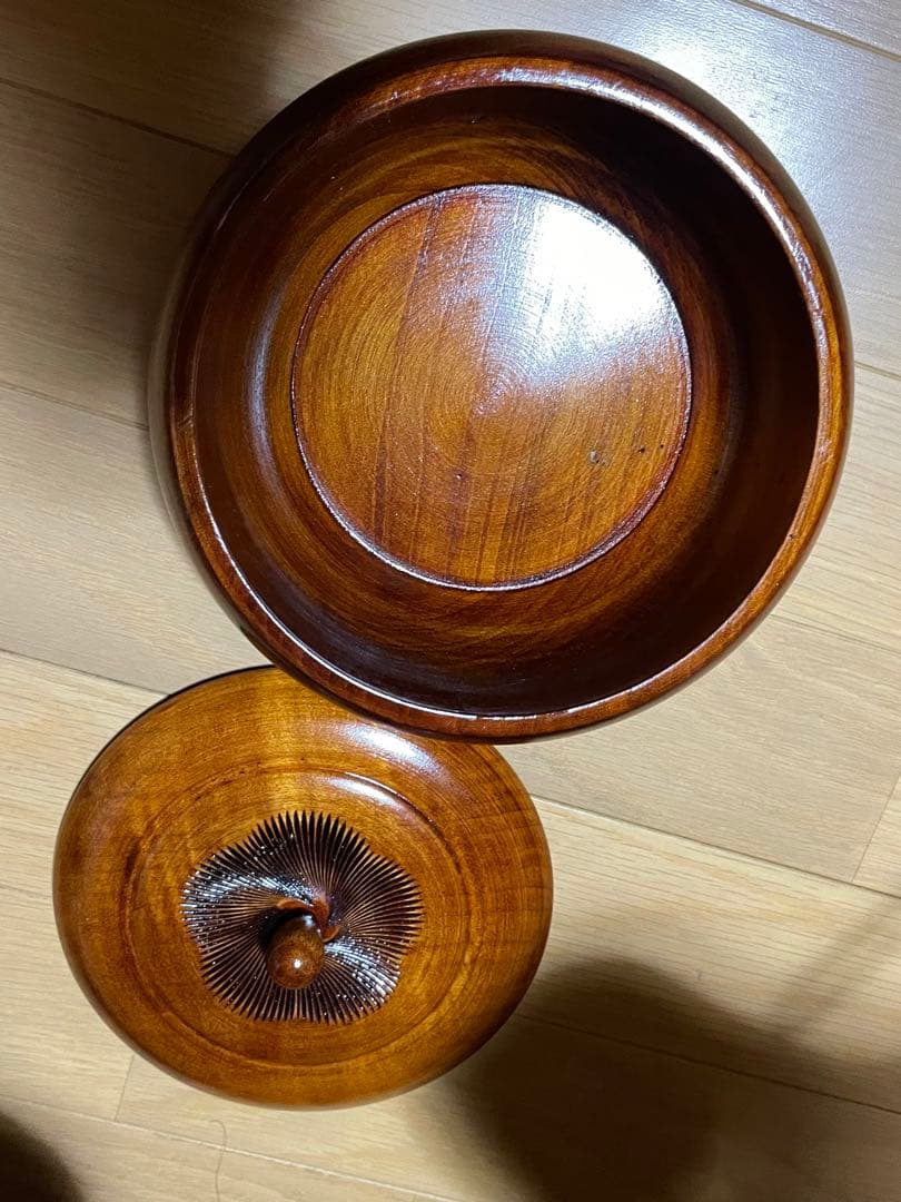 菓子器　漆塗り　器　福梅