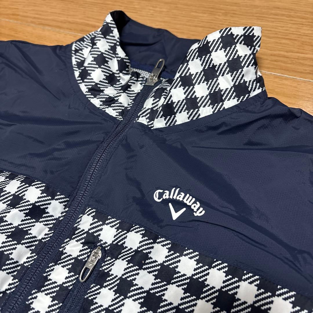 callawayキャロウェイ チェック柄ウィンドブレーカー