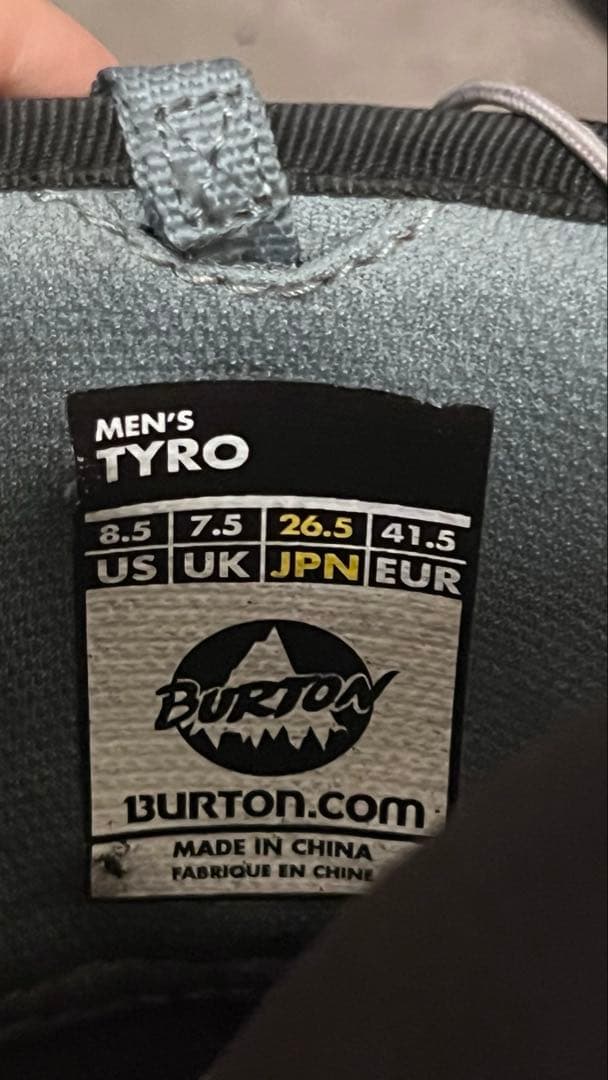【BURTON】 Boa スノボブーツTyro 26.5