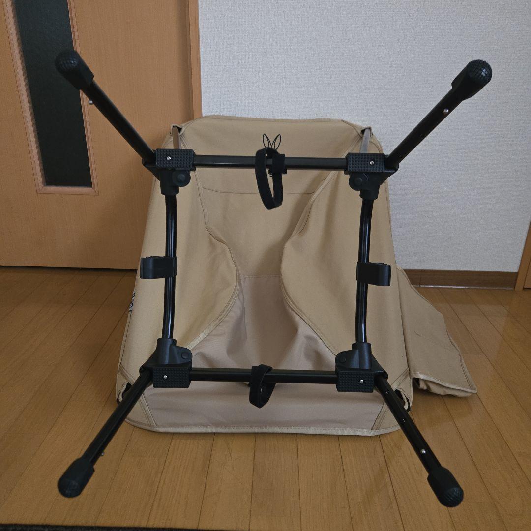 DOD アウトドアチェア ベージュ 収納バッグ付き