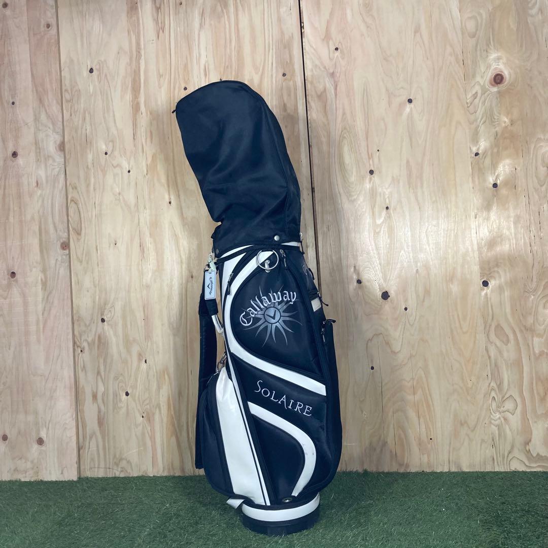 Callaway SOLAIRE キャディバッグ レディース 8分割 フード付き