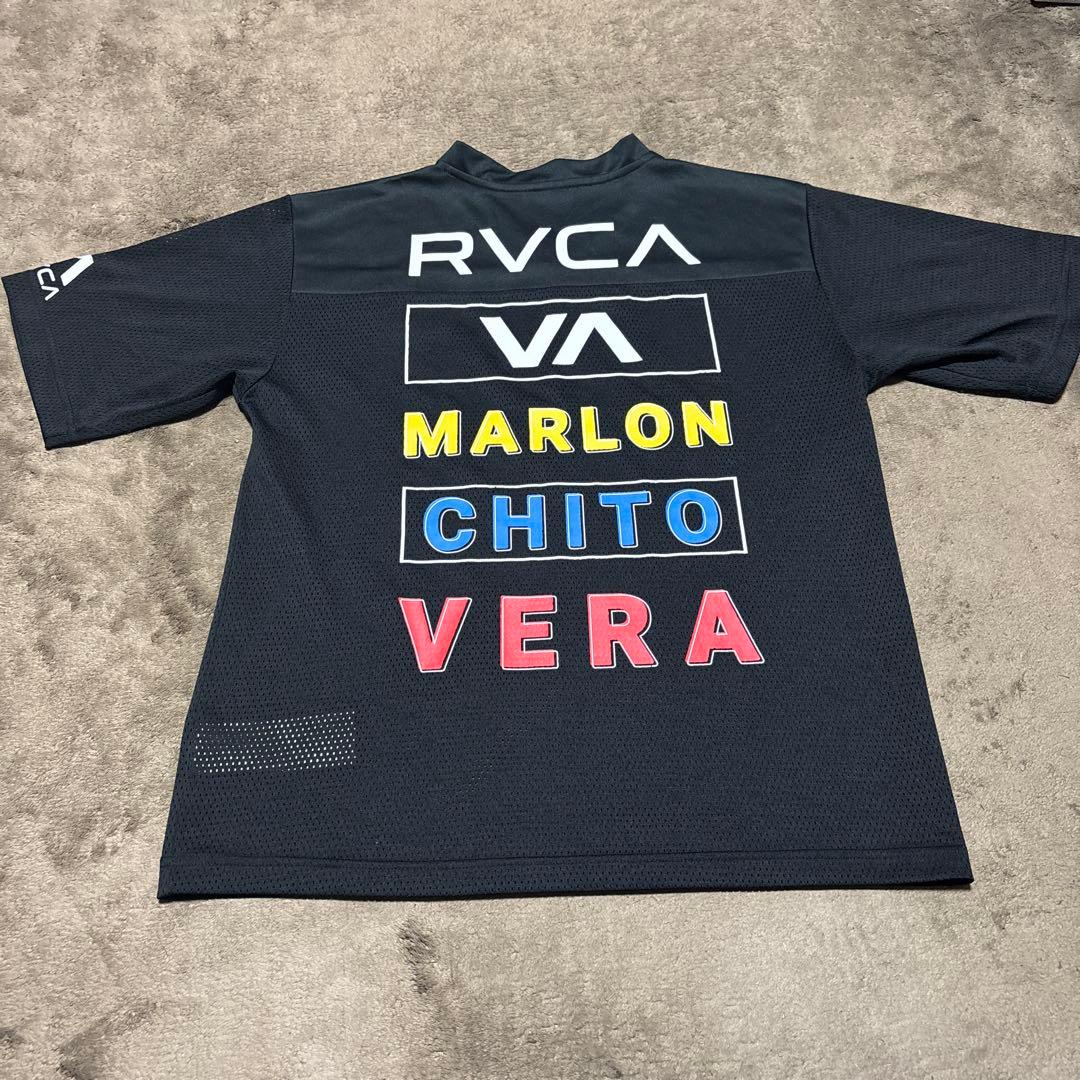 【激レア・美品】RVCA マルロン・ヴェラ コラボモデル メッシュTシャツ S