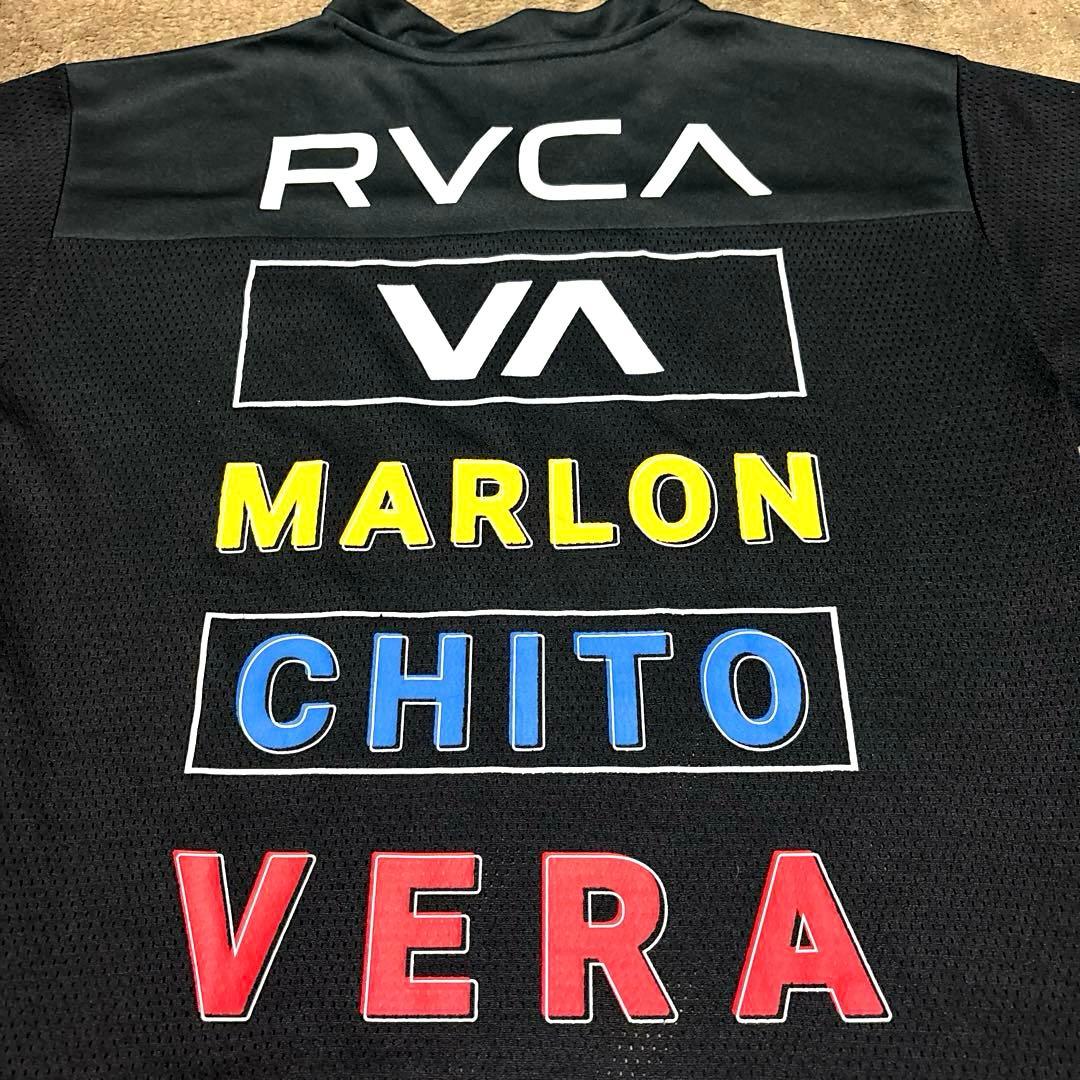 【激レア・美品】RVCA マルロン・ヴェラ コラボモデル メッシュTシャツ S