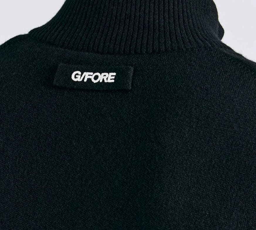 G/FORE ゴルフ レディース ジップ ニット ジャケット 防風 秋冬