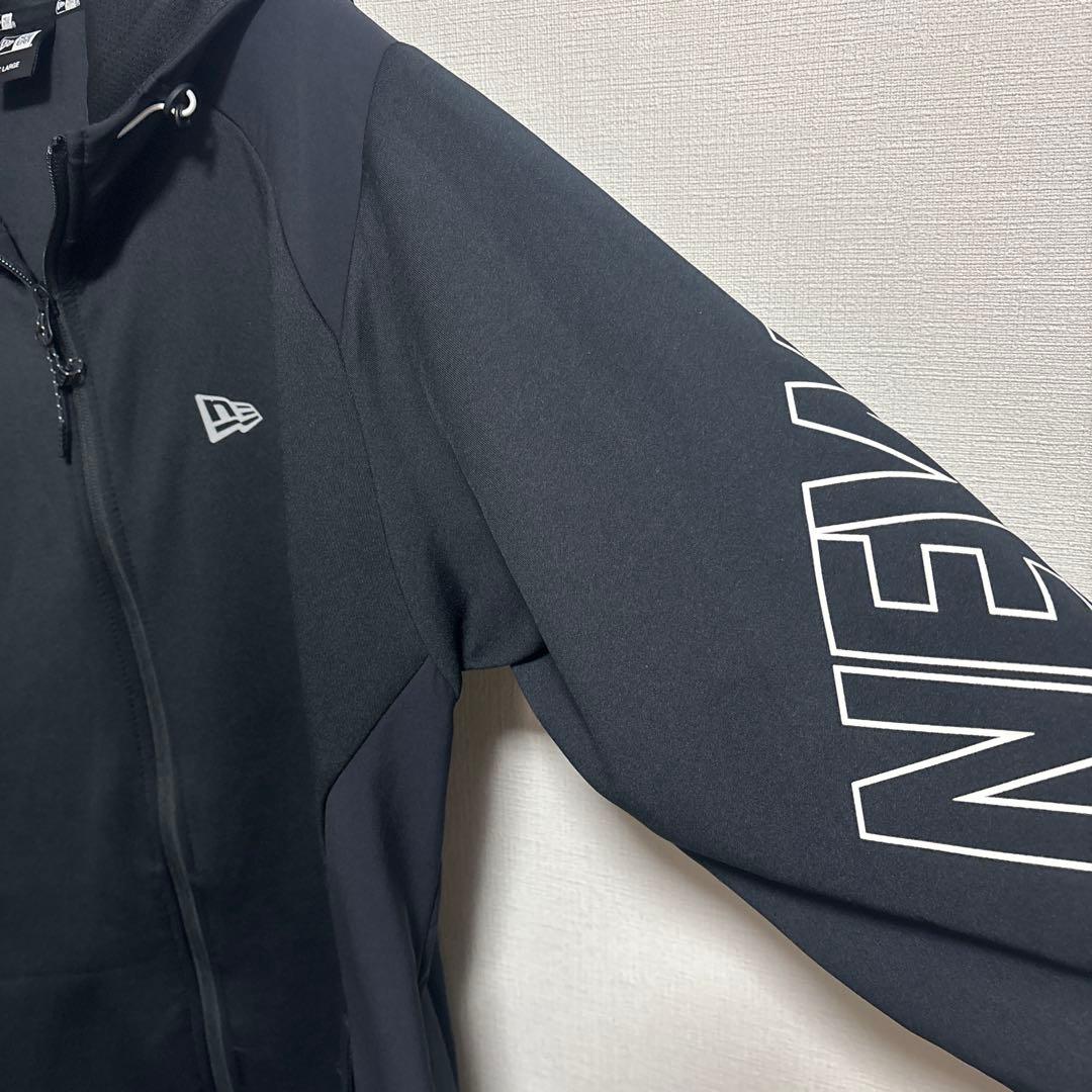 NEW ERA golf ニューエラゴルフブラック フルジップ パーカー　XL