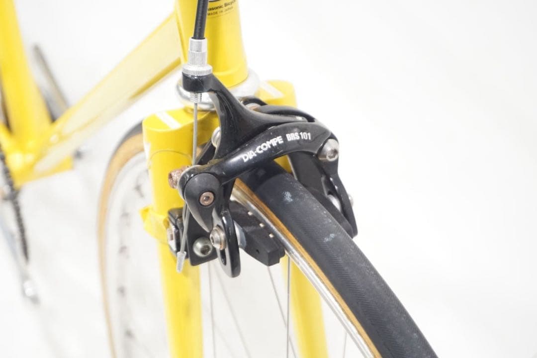 パナソニック　ピストバイク　イエロー　美品 NJS トラックレーサー