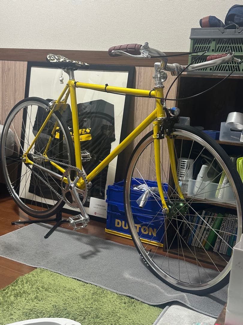 パナソニック　ピストバイク　イエロー　美品 NJS トラックレーサー