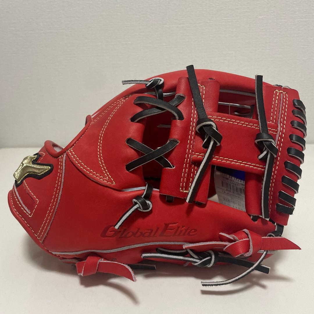 ミズノ　硬式用　グラブ グローバルエリート　内野　定価60500円　高校野球対応