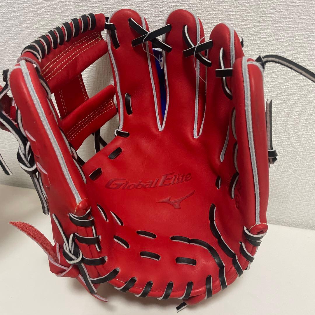 ミズノ　硬式用　グラブ グローバルエリート　内野　定価60500円　高校野球対応