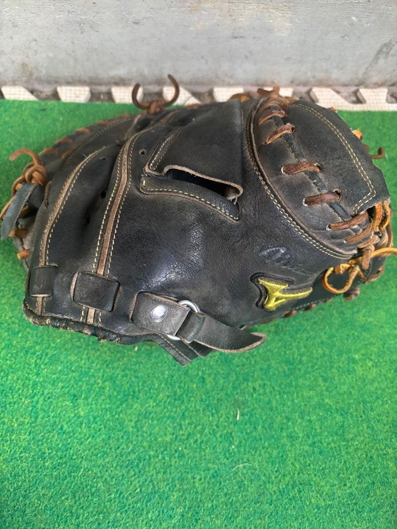 Mizuno Pro 黒 レザーキャッチャーミット