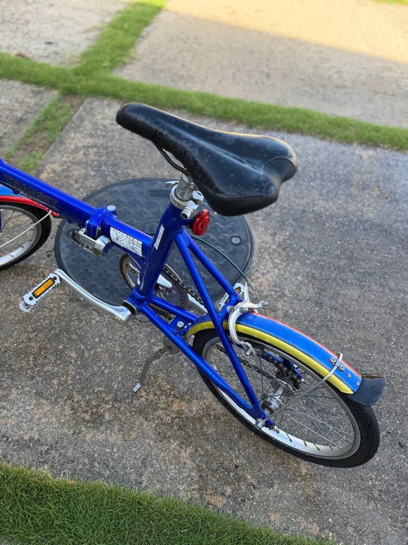 ブリヂストン　限定モデル　トランジット　折りたたみ　自転車　トリコロール