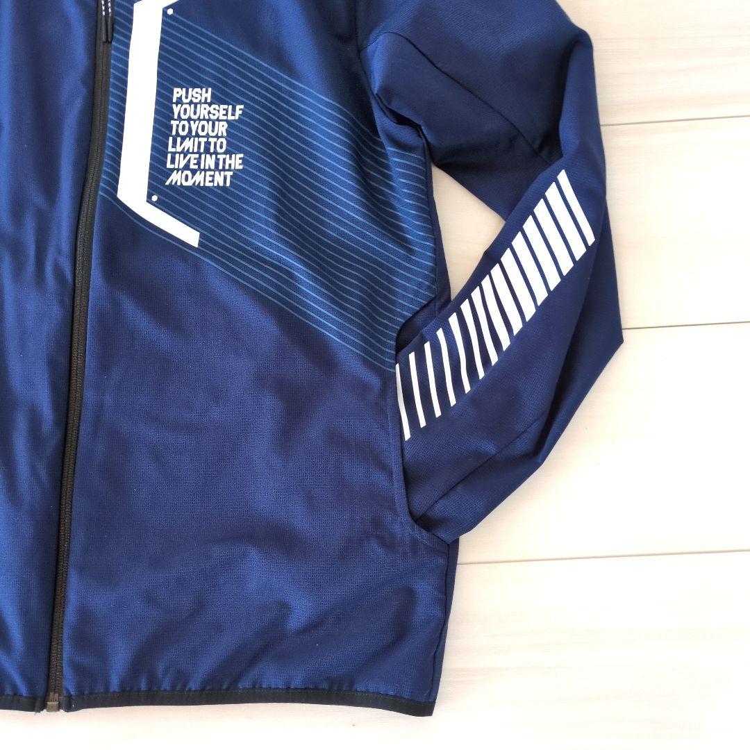 asics ジャージ上下セット Mサイズ ネイビー