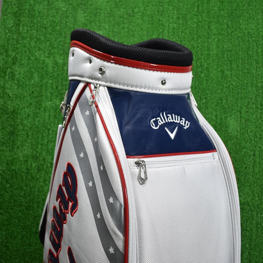 Callaway/キャロウェイ ゴルフ キャディバッグ９型【ホワイト】中古！