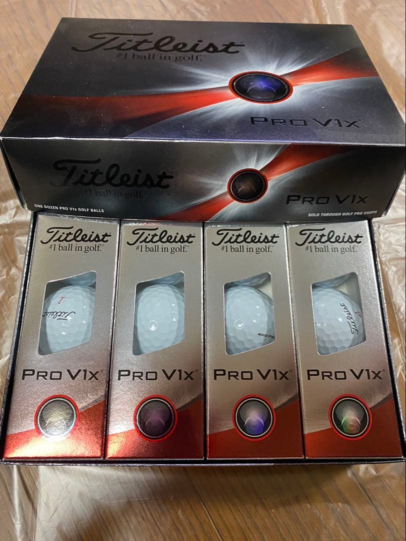 Titleist Pro V1x ゴルフボール 計12個入り