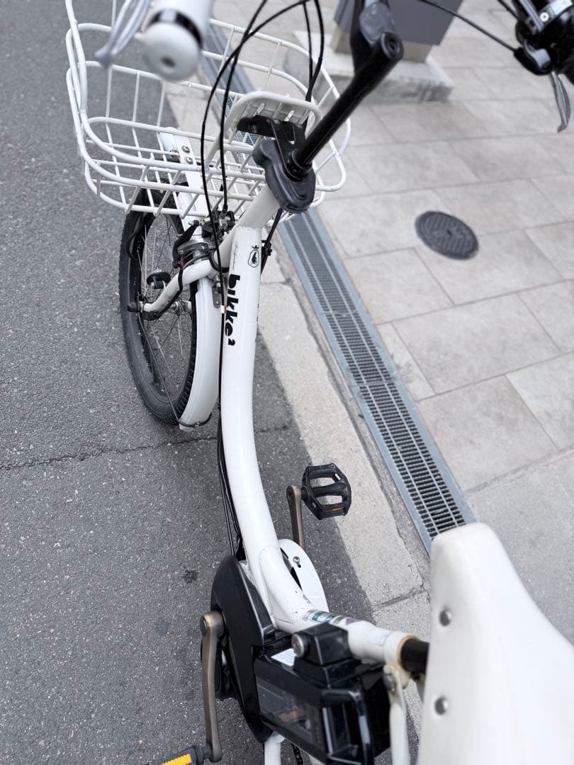 大阪府　子供乗せ　ブリヂストン　電動アシスト自転車 チャイルドシート付き