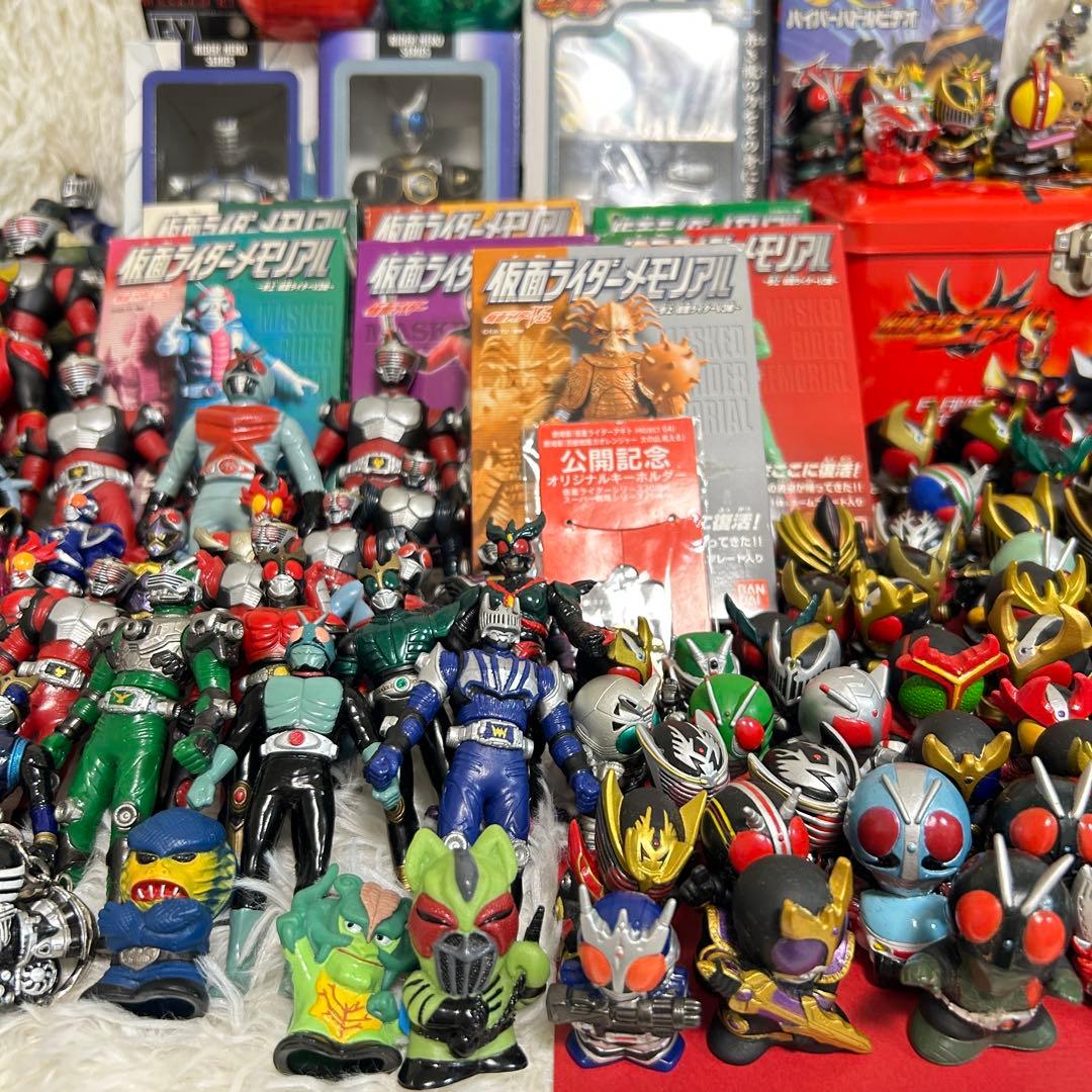 仮面ライダー ソフビ フィギュア 他　235個　大量まとめ　BANDAI