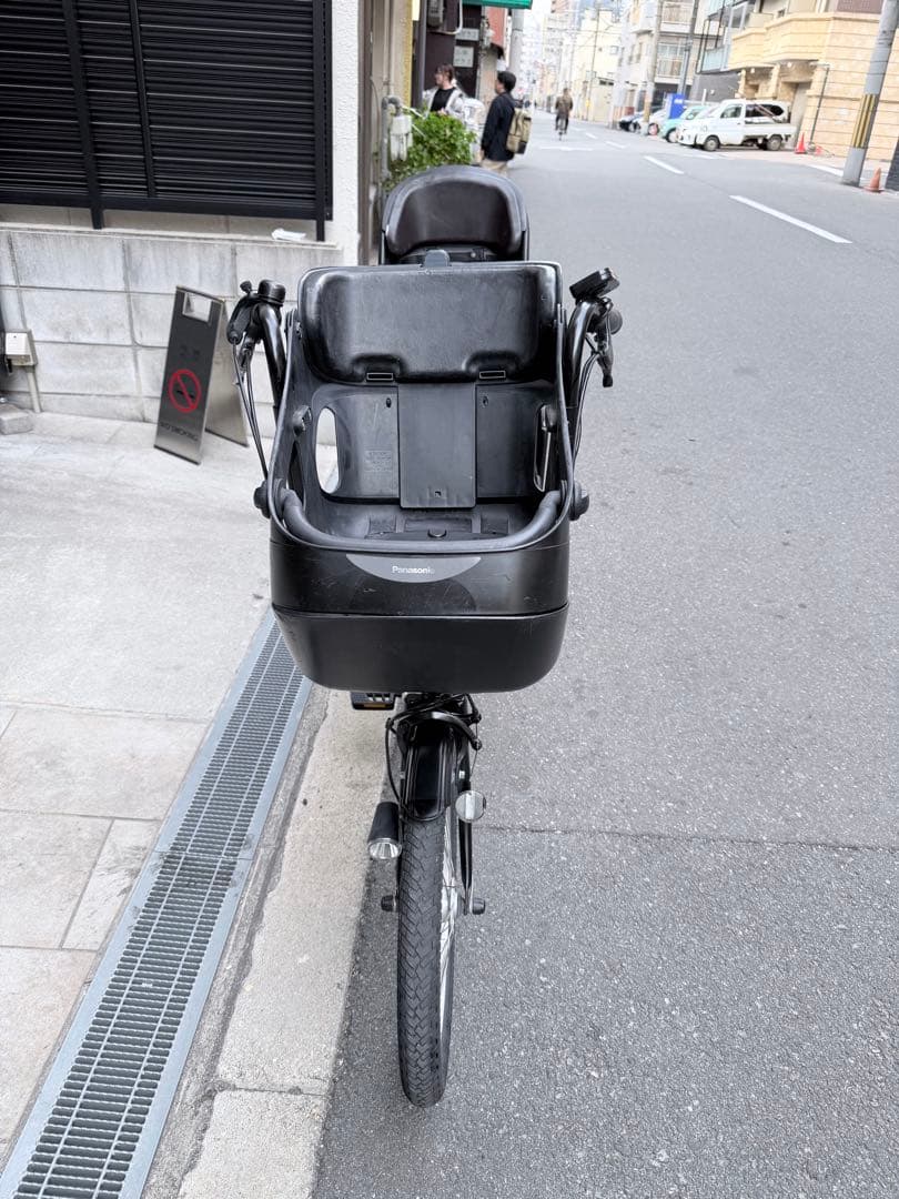 大阪府　子供乗せ　Panasonic 電動アシスト自転車 チャイルドシート付き