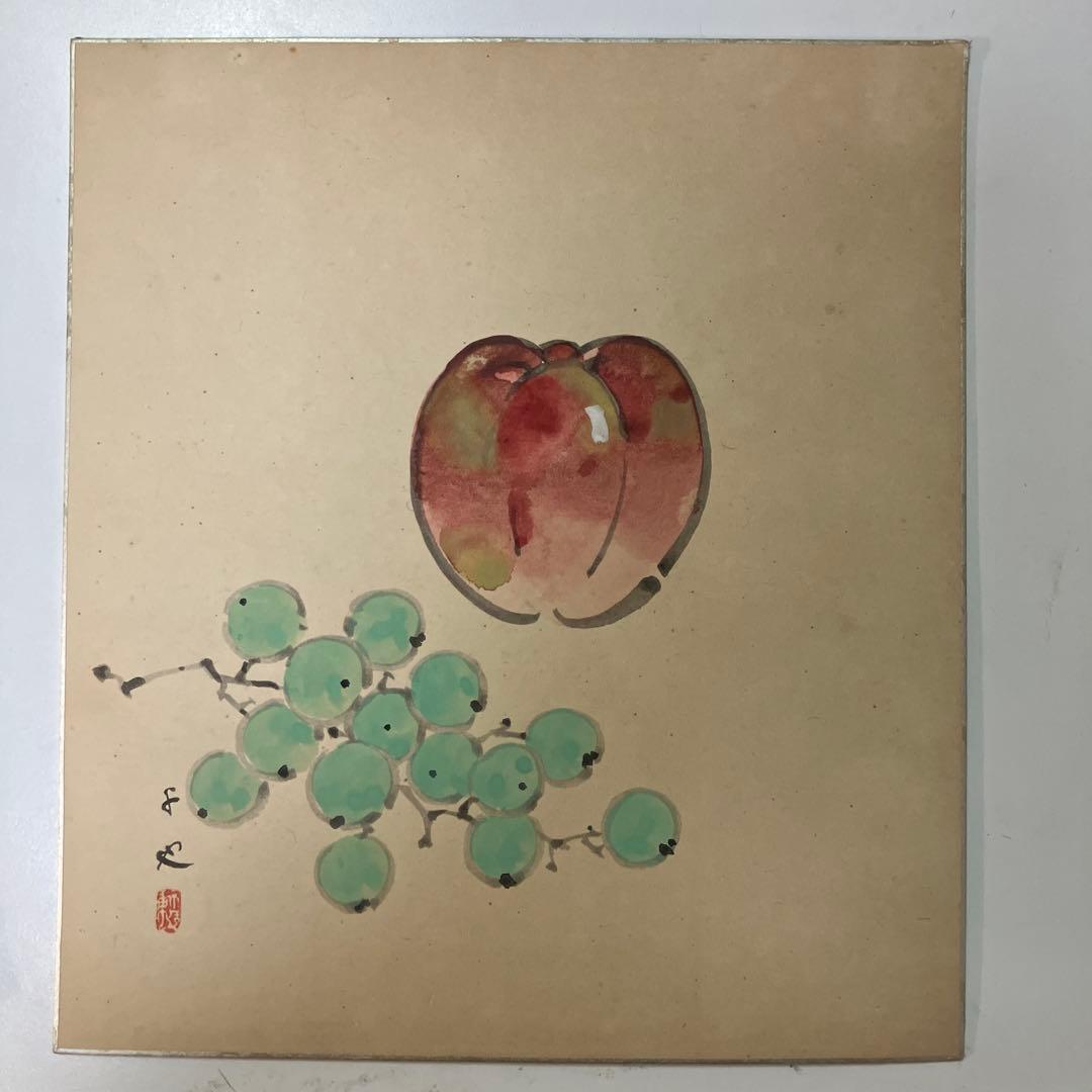 三田佳子さん直筆サイン付水彩画 2点セット