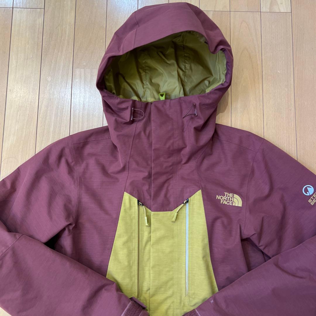 ワケあり　ノースフェイス　スキーウェア　スノボウェア　セットアップ　USED品