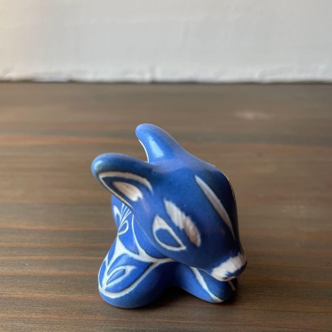 pablo ZABAL 陶芸家　作家　ブルー　ロバ　海外　オブジェ　セット