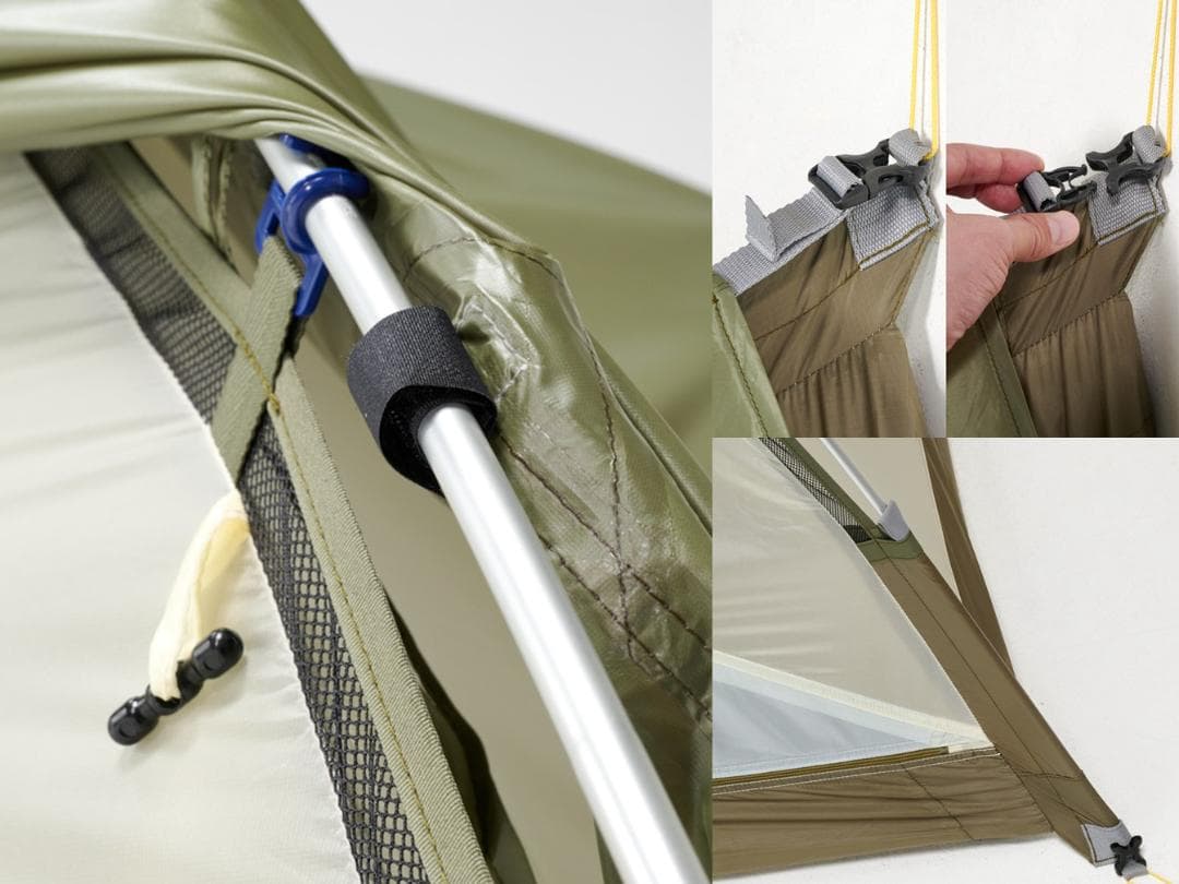 プロモンテ　超軽量テント VL-28 GSセット オリーブ 2人用 新品未使用