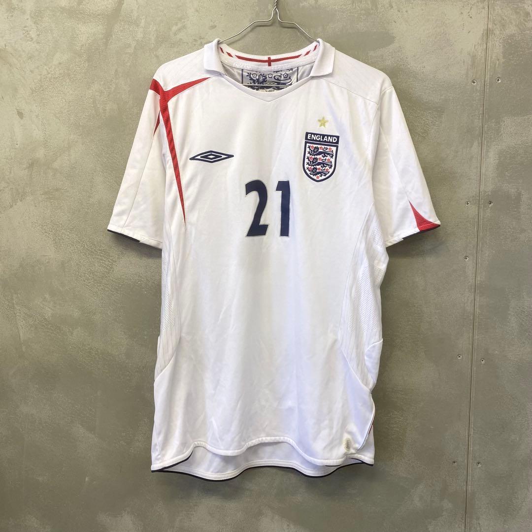 UMBRO イングランド代表 ユニフォーム ゲームシャツ 05-07 クラウチ