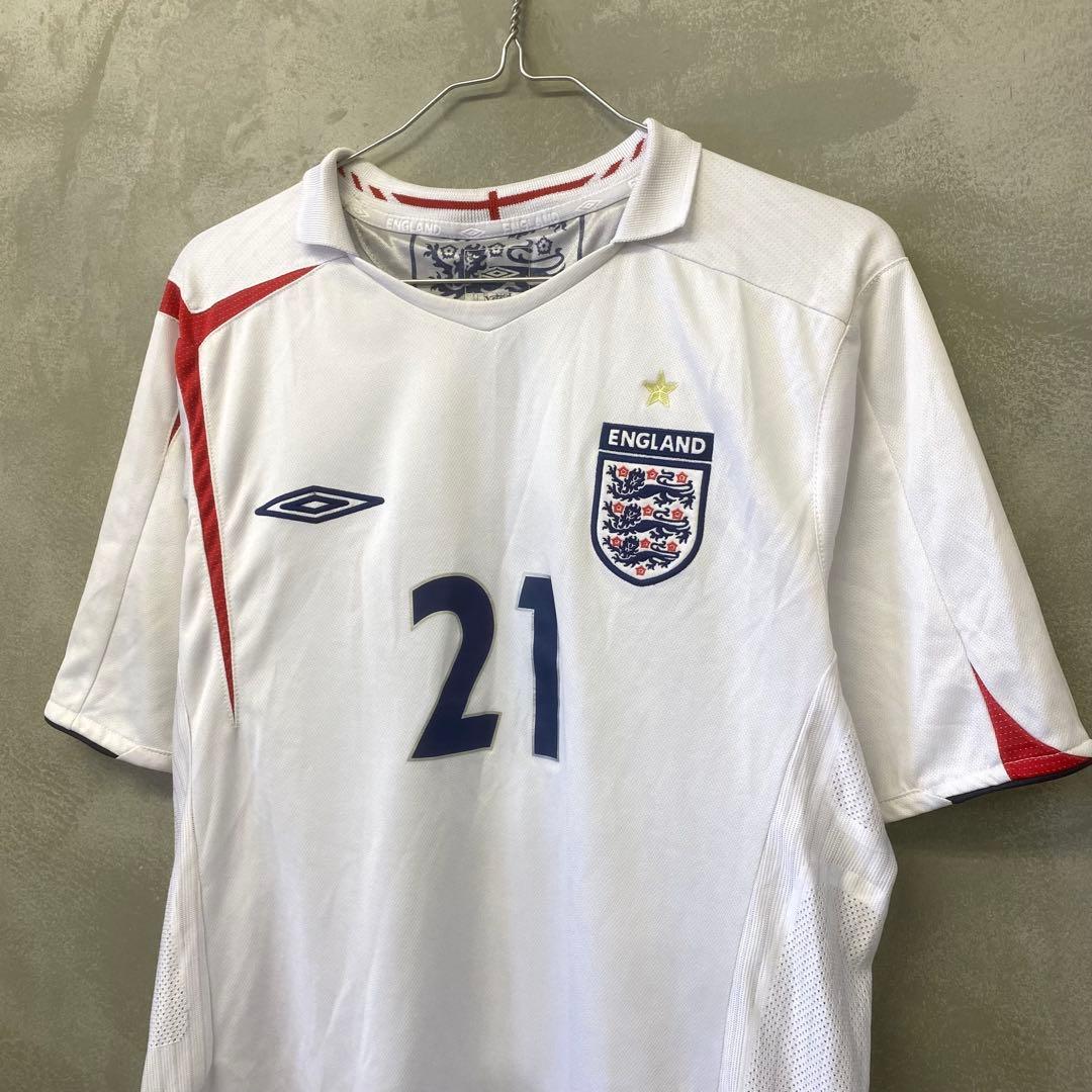 UMBRO イングランド代表 ユニフォーム ゲームシャツ 05-07 クラウチ