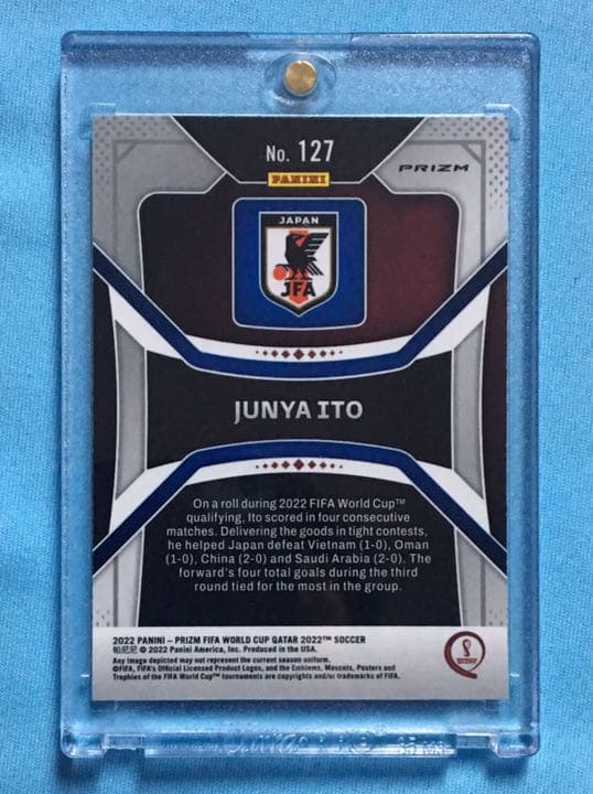 2022 カタールW杯カード 伊東純也 RC シルバープリズム キラカード