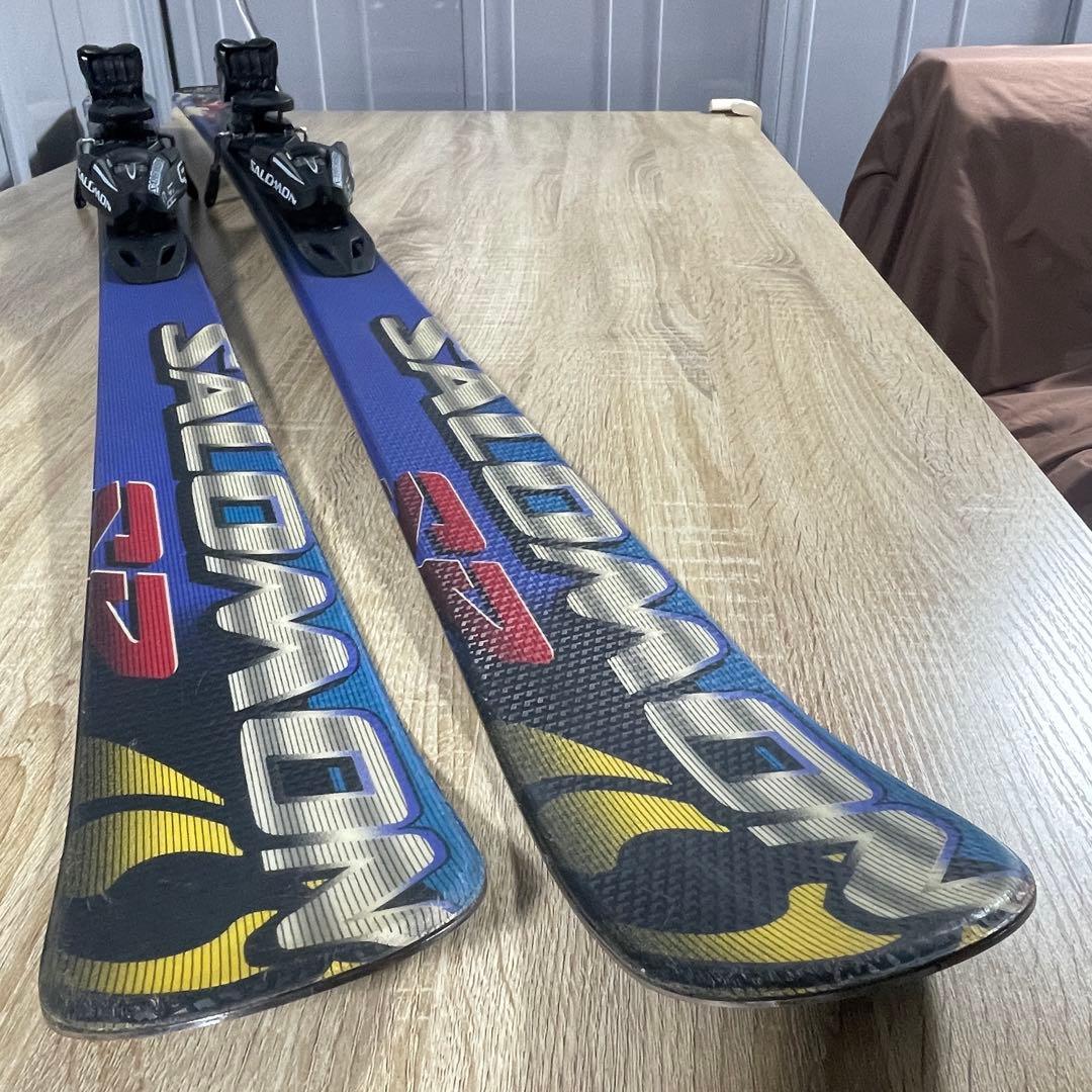 SALOMON160cm ATOMIC25/25.5cmストック115cmセット